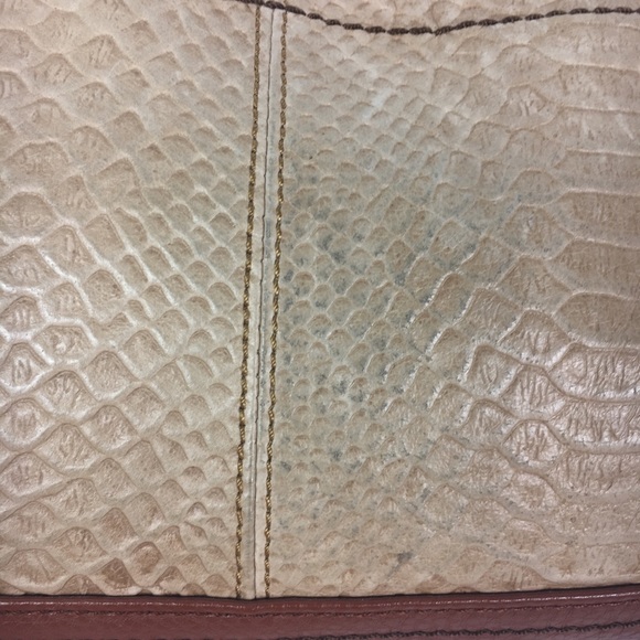 The Sak Leather Crossbody Rectangle Brown purse - Picture 8 of 8